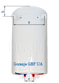 размеры бойлера Gorenje GBF UA