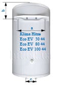 размеры бойлера Klima Hitze Eco